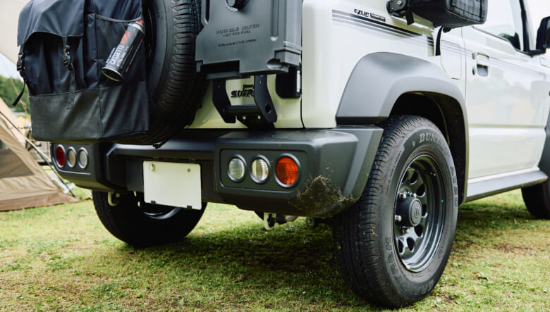 【’24 JIMNY JB74】オンロード＆キャンプの、ライトアウトドア仕様。