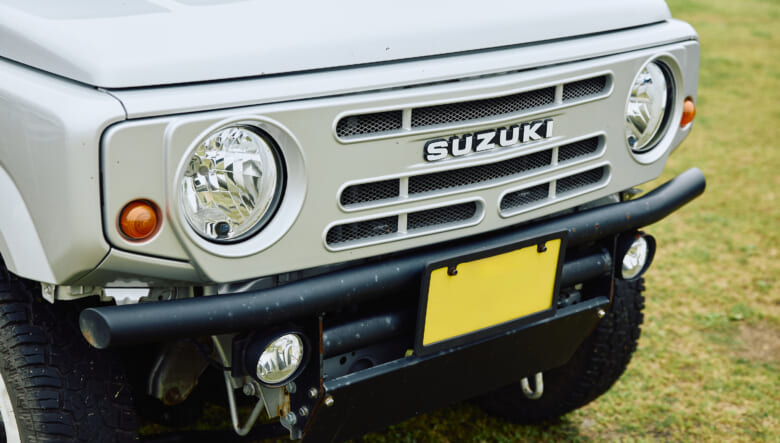 【’18 JIMNY JB64】あえてのサビが味わい深い。JA11パーツ流用にも注目！