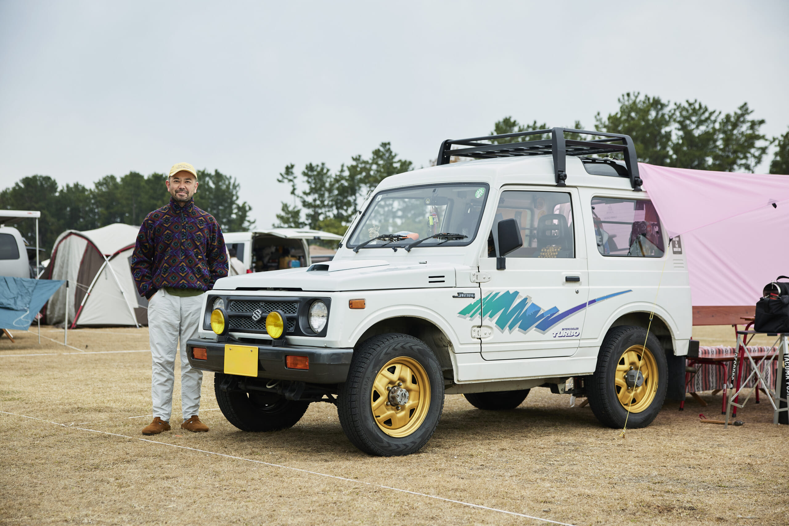91 JIMNY JA11V】あくまで純正にこだわった、珍しいハイルーフ仕様