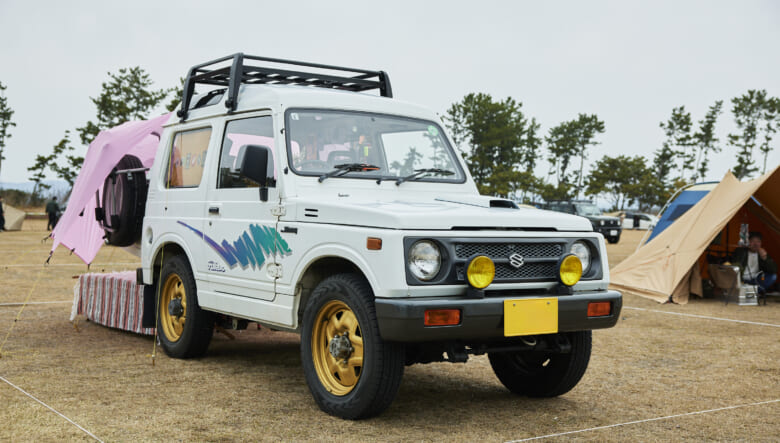 【’’91 JIMNY JA11V】あくまで純正にこだわった、珍しいハイルーフ仕様。