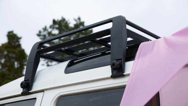 【’’91 JIMNY JA11V】あくまで純正にこだわった、珍しいハイルーフ仕様。