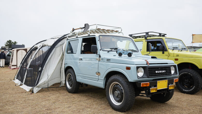 【’95 JIMNY JA11】随所に仕込むシルバーで、クラシックな仕上がりに。