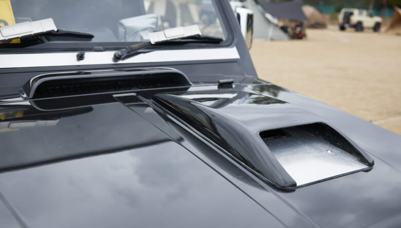 【’92 JIMNY JA11】父親と合作した愛車は、イカついウイングが主役。