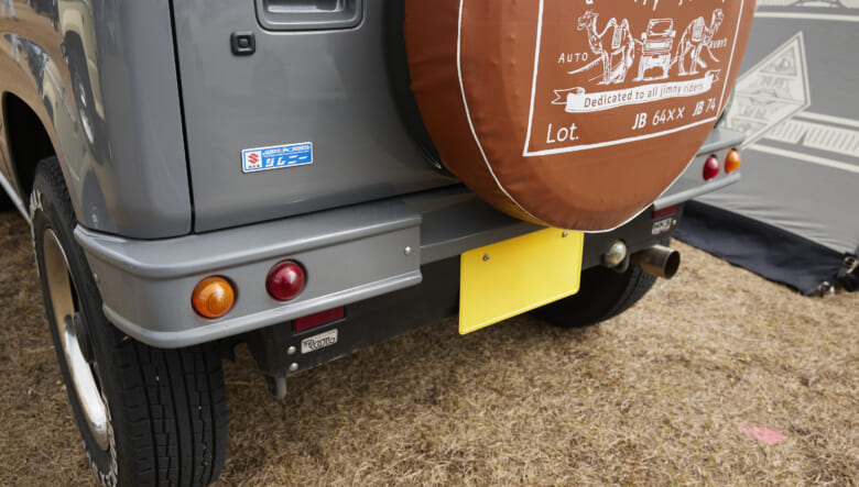 【’22 JIMNY JB64】DIYのステッカーを多用し、USAクラシックを目指す。