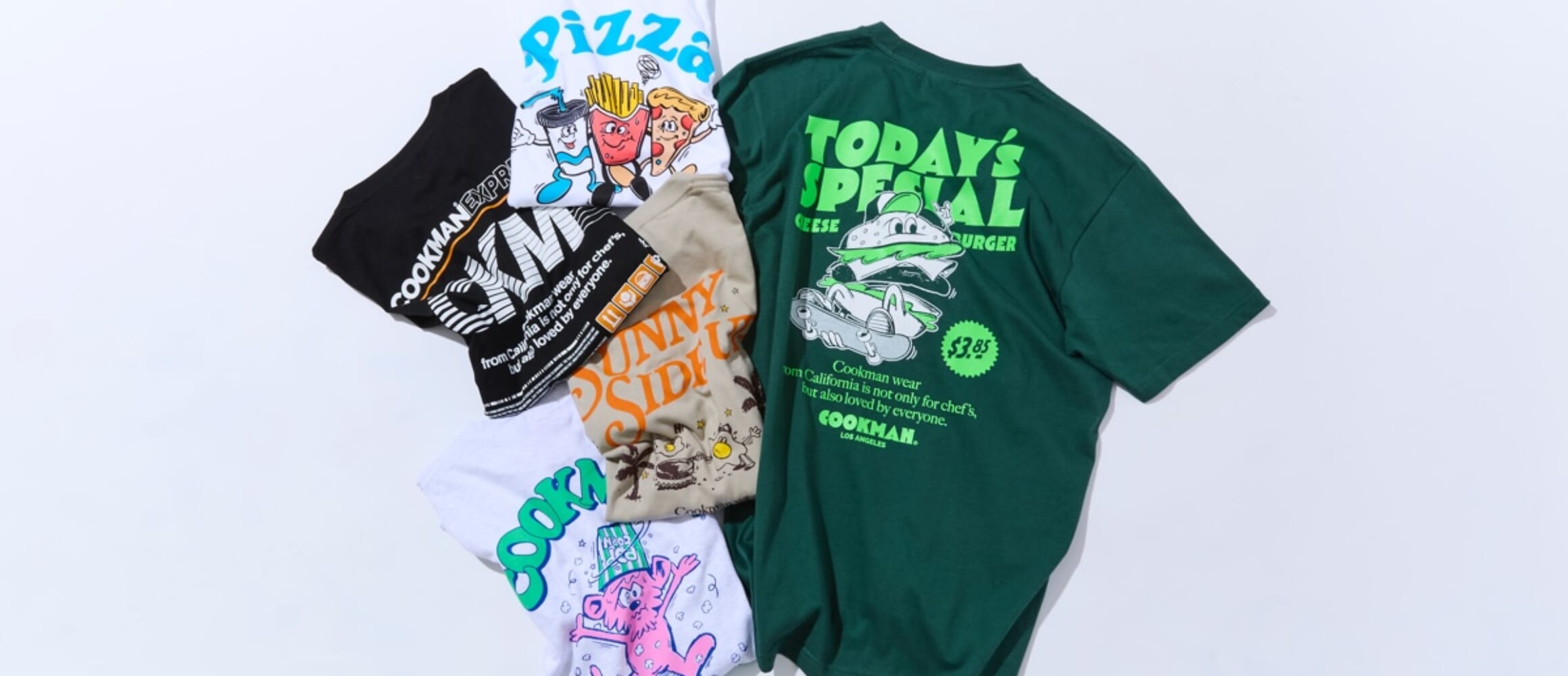 シェフパンツだけでなくTシャツも人気急上昇。クックマンの最新入荷5