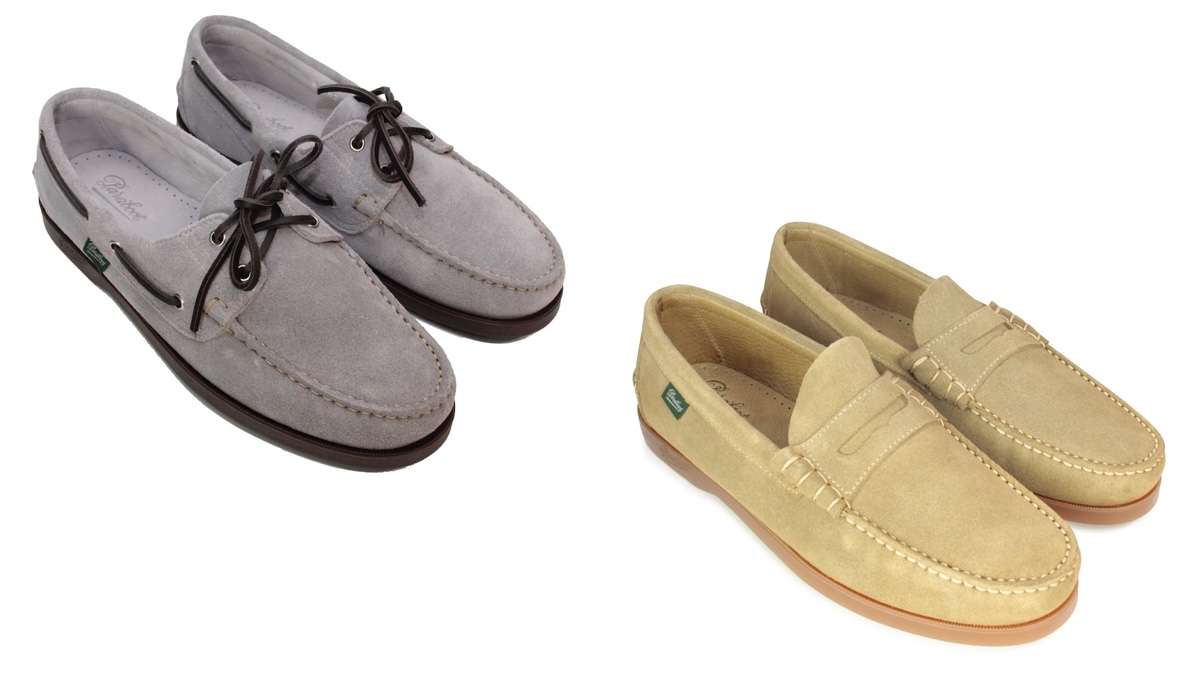 パラブーツ定番モデル2型に、新色が仲間入り。夏コーデ引き立つ軽快