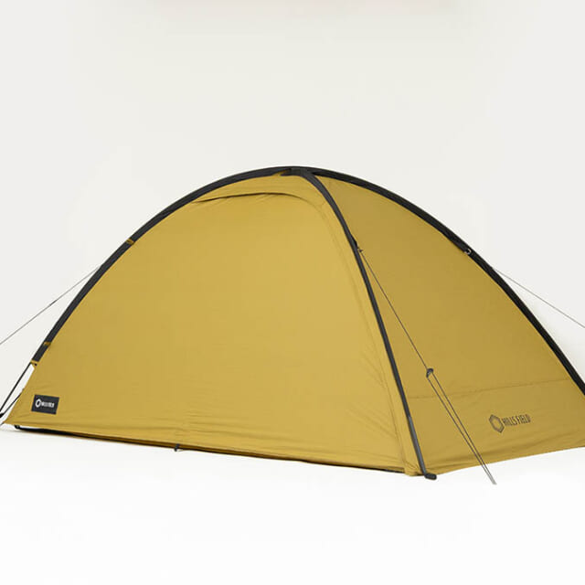 climber's high様 ヒルズフィールドがブランド初のソロテントをリリース。ミニマルな