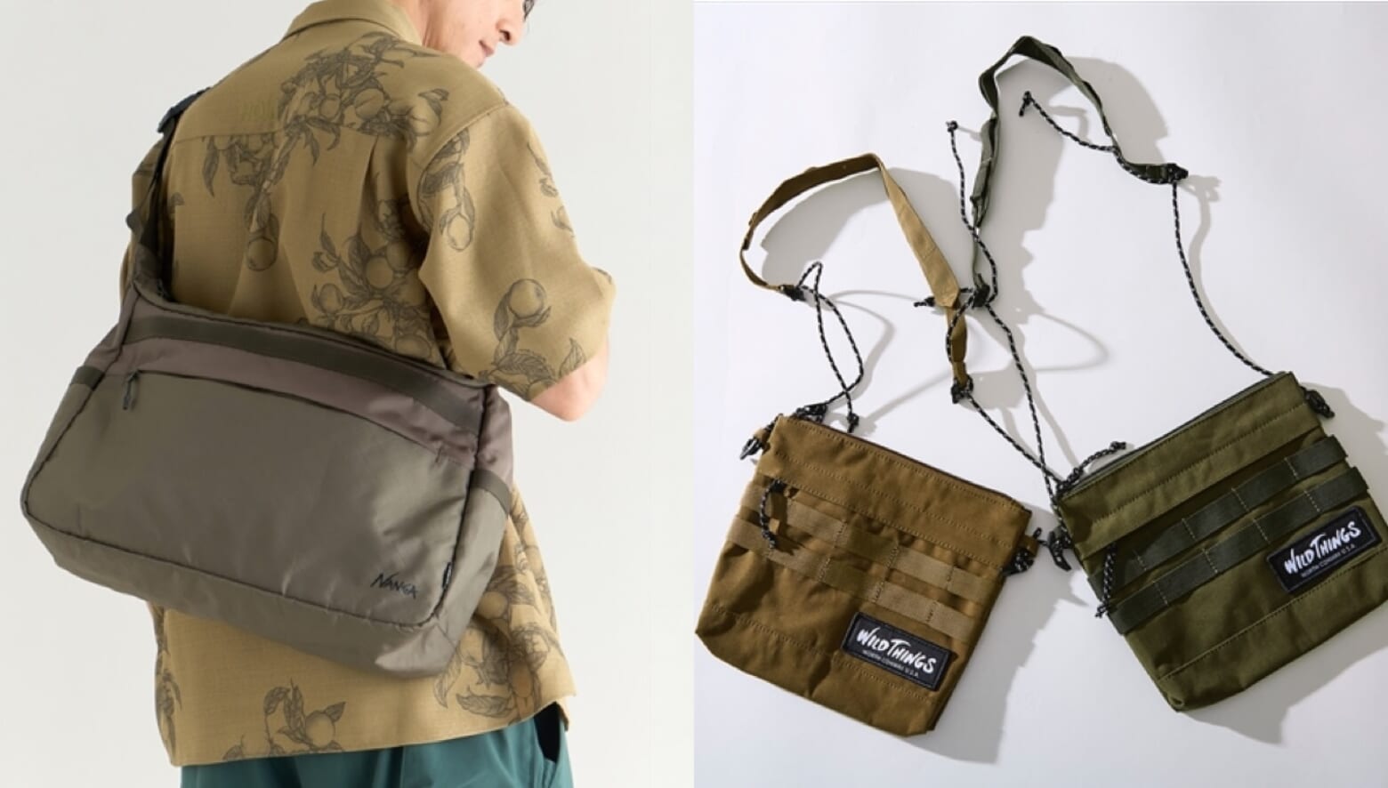 アウトドア生まれ、機能満載の特選ショルダーバッグ&サコッシュ