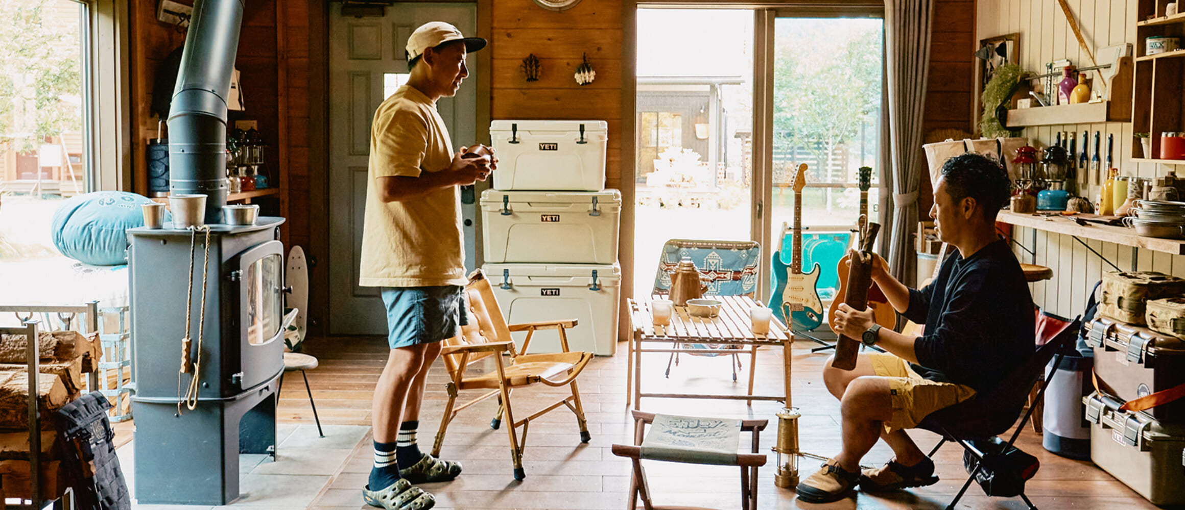 思わず好きなモノを並べたくなる！ こだわりキャンパーのBESS「 カントリーログ」体験。