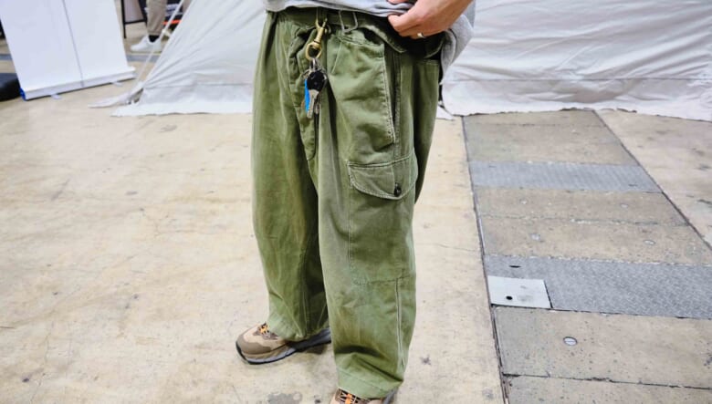 抜け感が好印象なミリタリーMIX。-TOKYO OUTDOOR SHOW 2025-