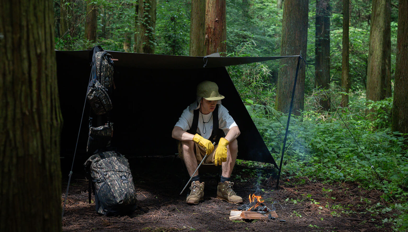 グリップスワニーとグレゴリーによるコラボ第2弾！ “BUSH CAMO”を