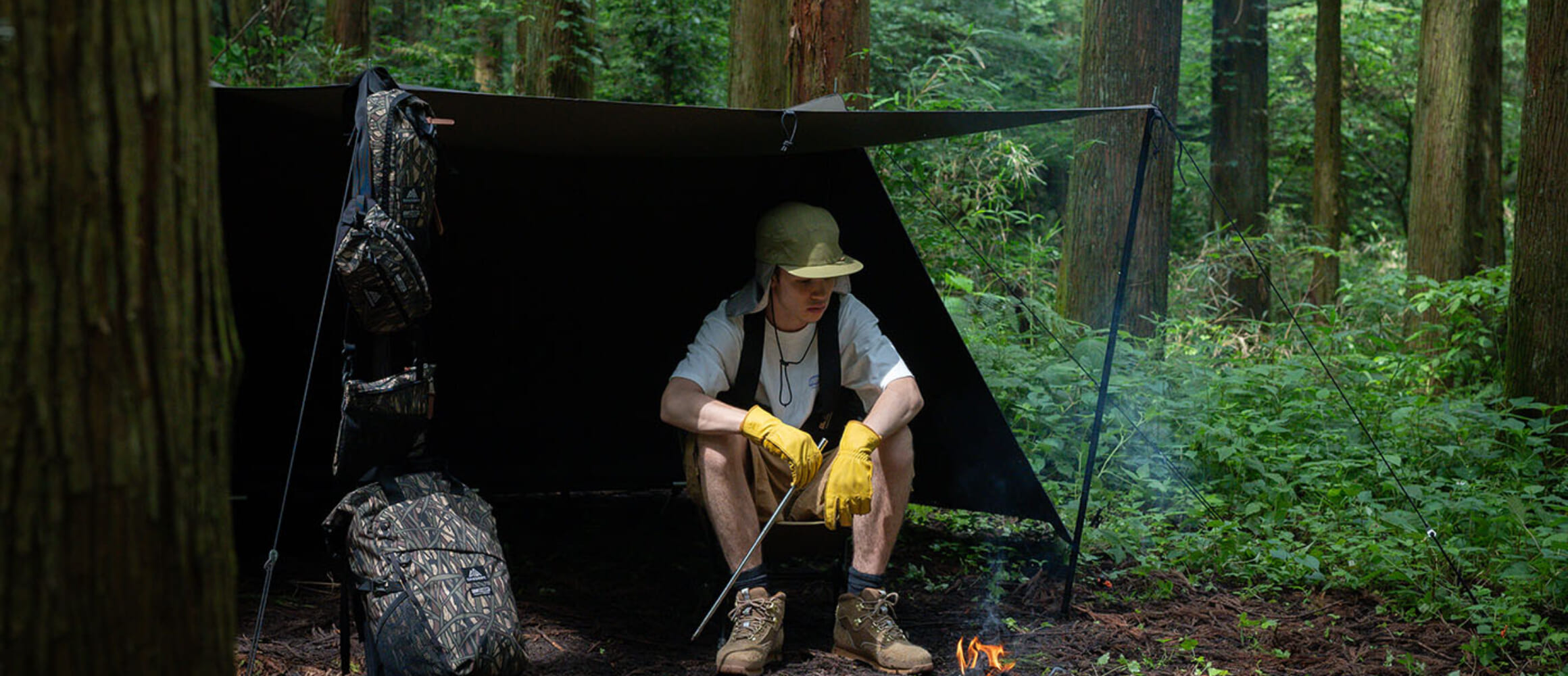 グリップスワニーとグレゴリーによるコラボ第2弾！ “BUSH CAMO”を