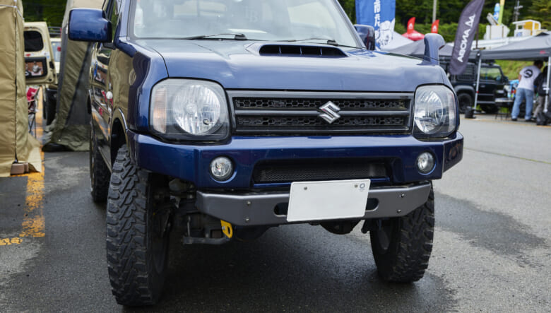 【’13 JIMNY JB23】街でもオフロードでも安定！長年の相棒、アピオTS7。