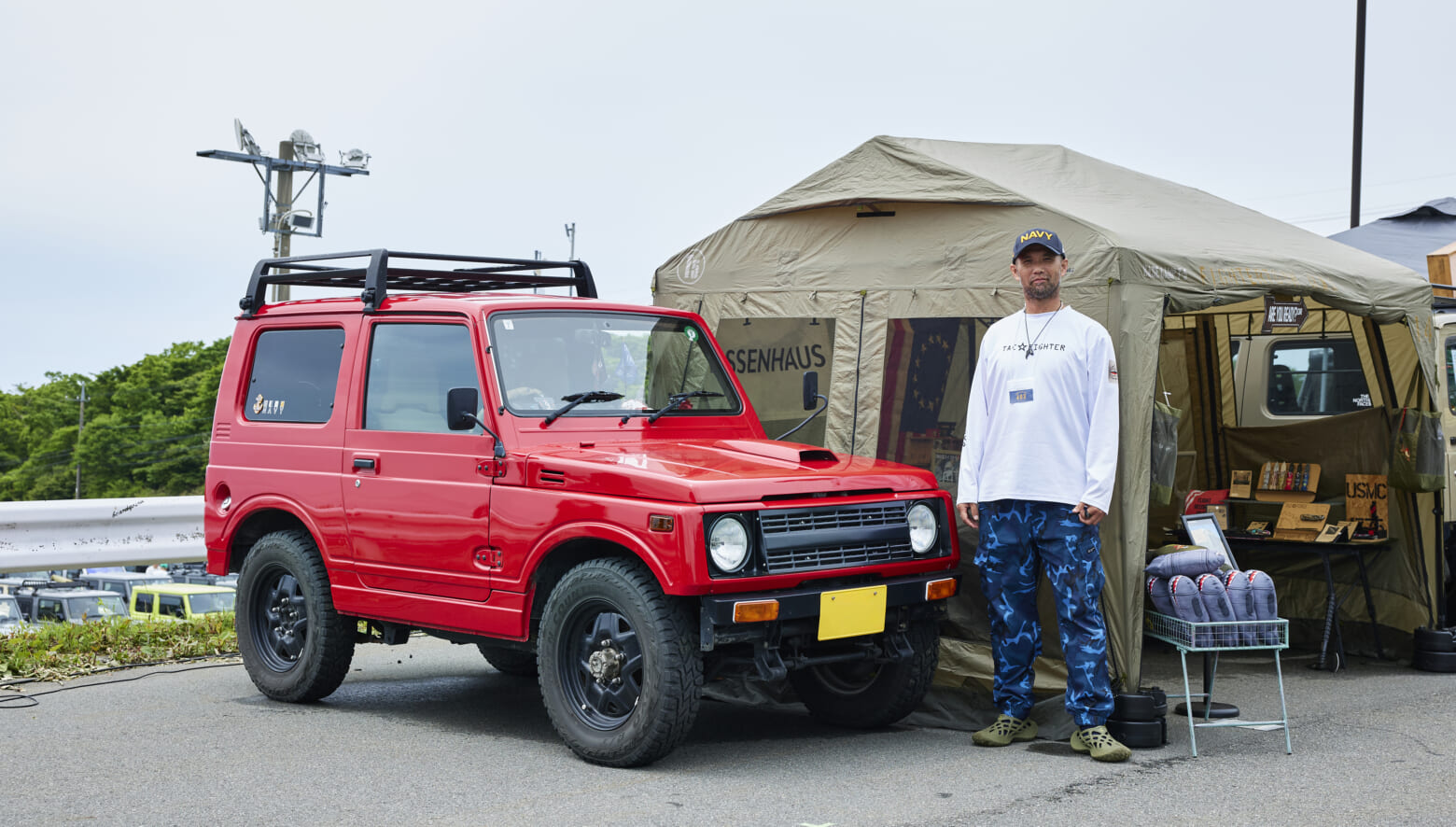 95 JIMNY JA11】'90年代の雰囲気漂う、跳ね馬レッドのボディ。 | GO