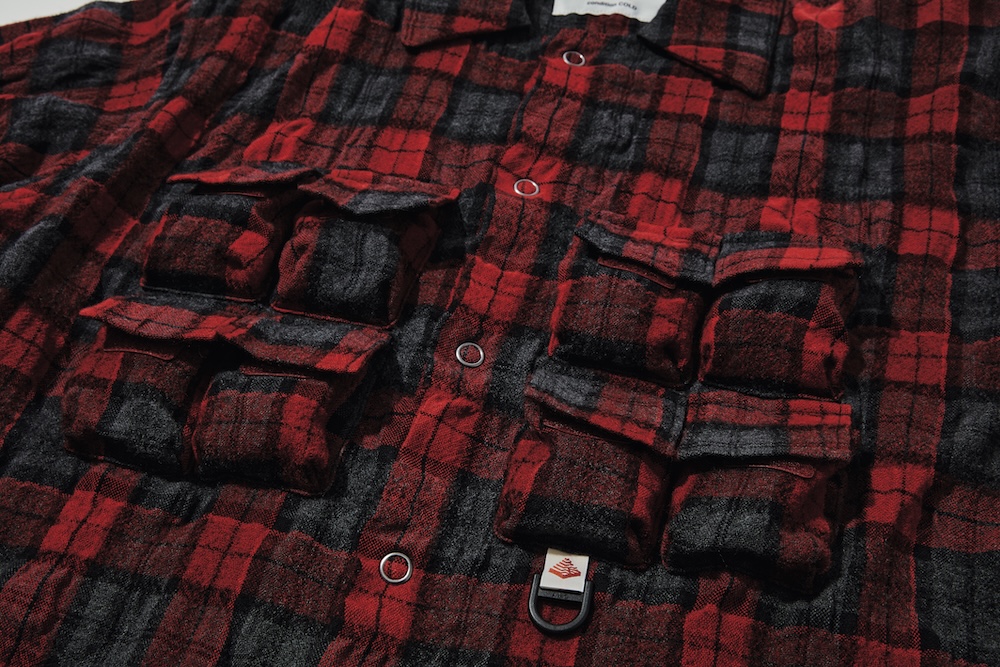 マウンテンリサーチならではのパラサイトポケットを装備した、縮