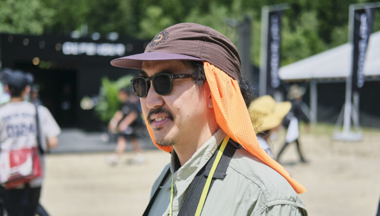 多機能シャツが清涼感を醸し出す。-FUJI ROCK FESTIVAL ’25-