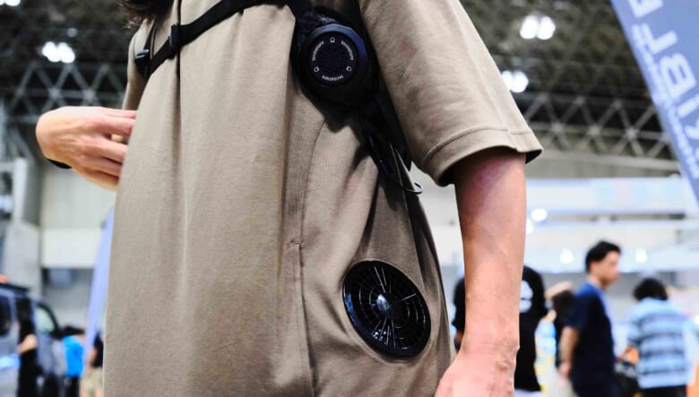 暑い夏でもファン付き＆冷却機能で涼しく。-TOKYO OUTDOOR SHOW 2025-