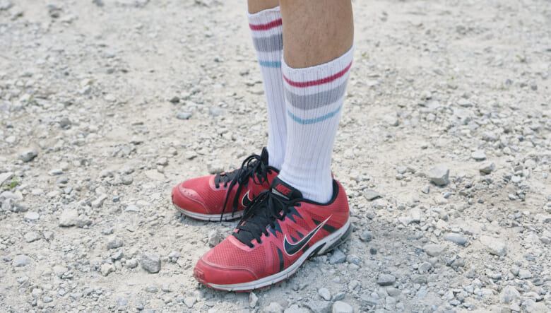 王道スポーティなボトムス選びが◎。-FUJI ROCK FESTIVAL ’25-