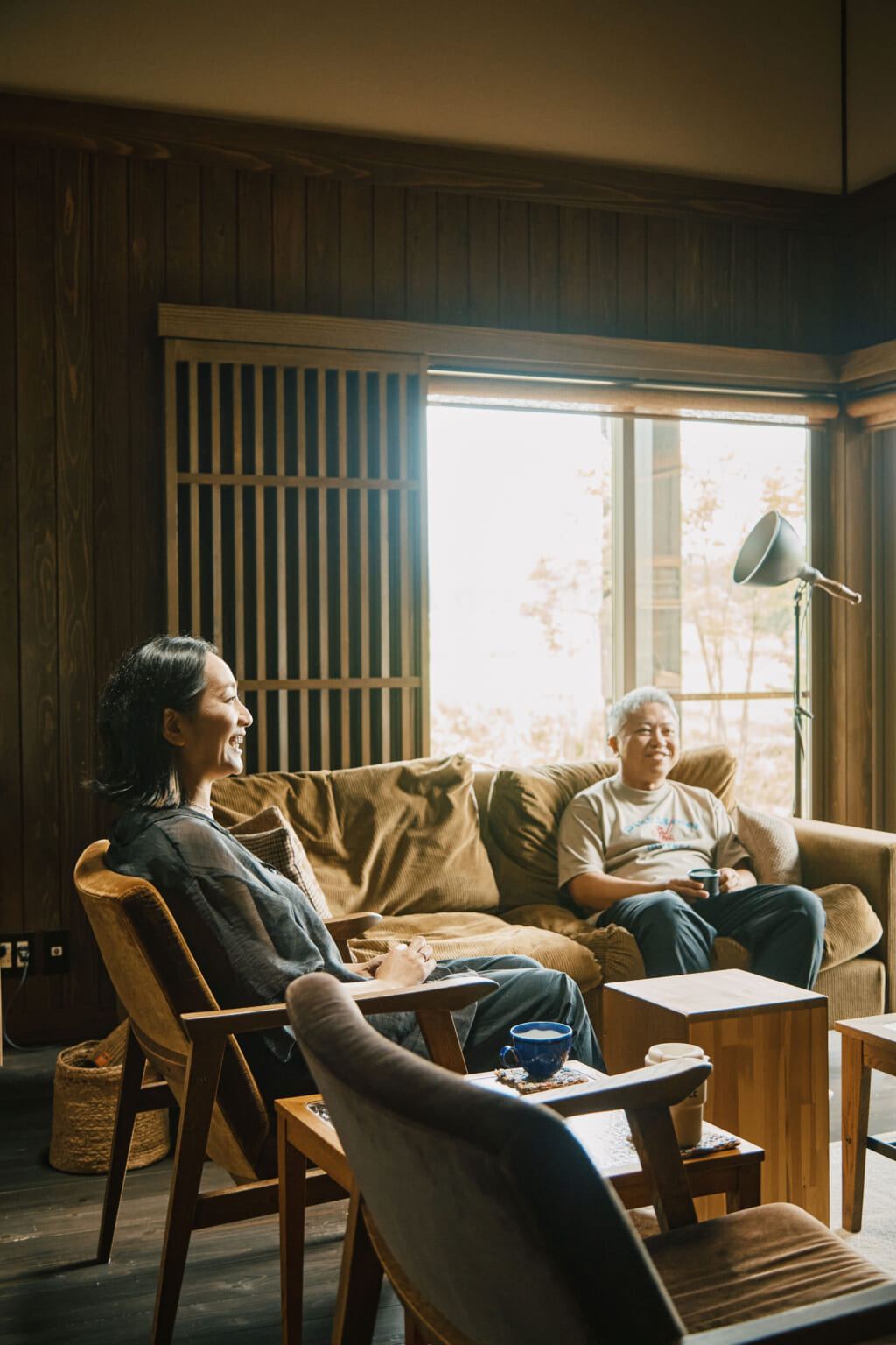 奥さんいわく「以前はリフレッシュのため、無理してでも出掛けていました。今は休日の家時間が大切になりましたね」。