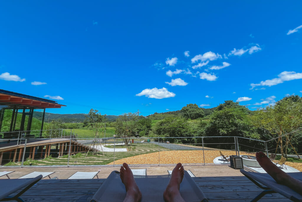 SATOYAMA TERRACEで整いながら景観を楽しむ