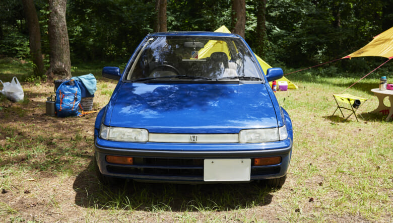 【’90 HONDA CITY】ダサカワな見た目に惚れた、レアカラーのレトロカー。
