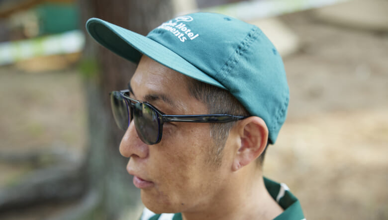 派手な柄シャツで一気にフェス気分。-GO OUT CAMP猪苗代 vol.11-