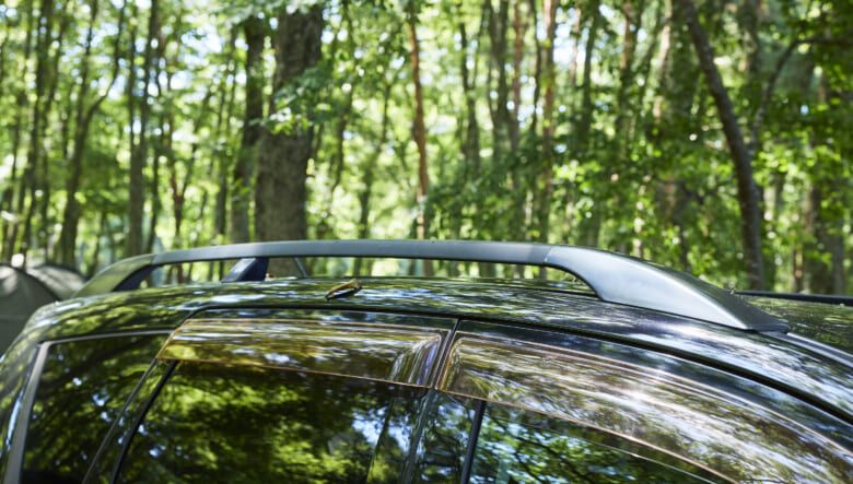 【’07 MITSUBISHI OUTLANDER】キャンプのために選んだ、スタイリッシュなSUV。