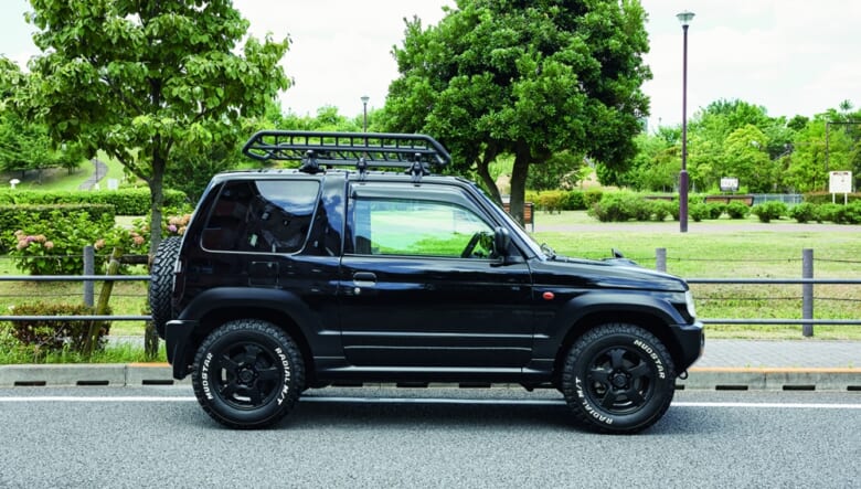 ターボ仕様で悪路も走破できる、釣りの最高の相棒。【’05 MITSUBISHI PAJERO MINI】