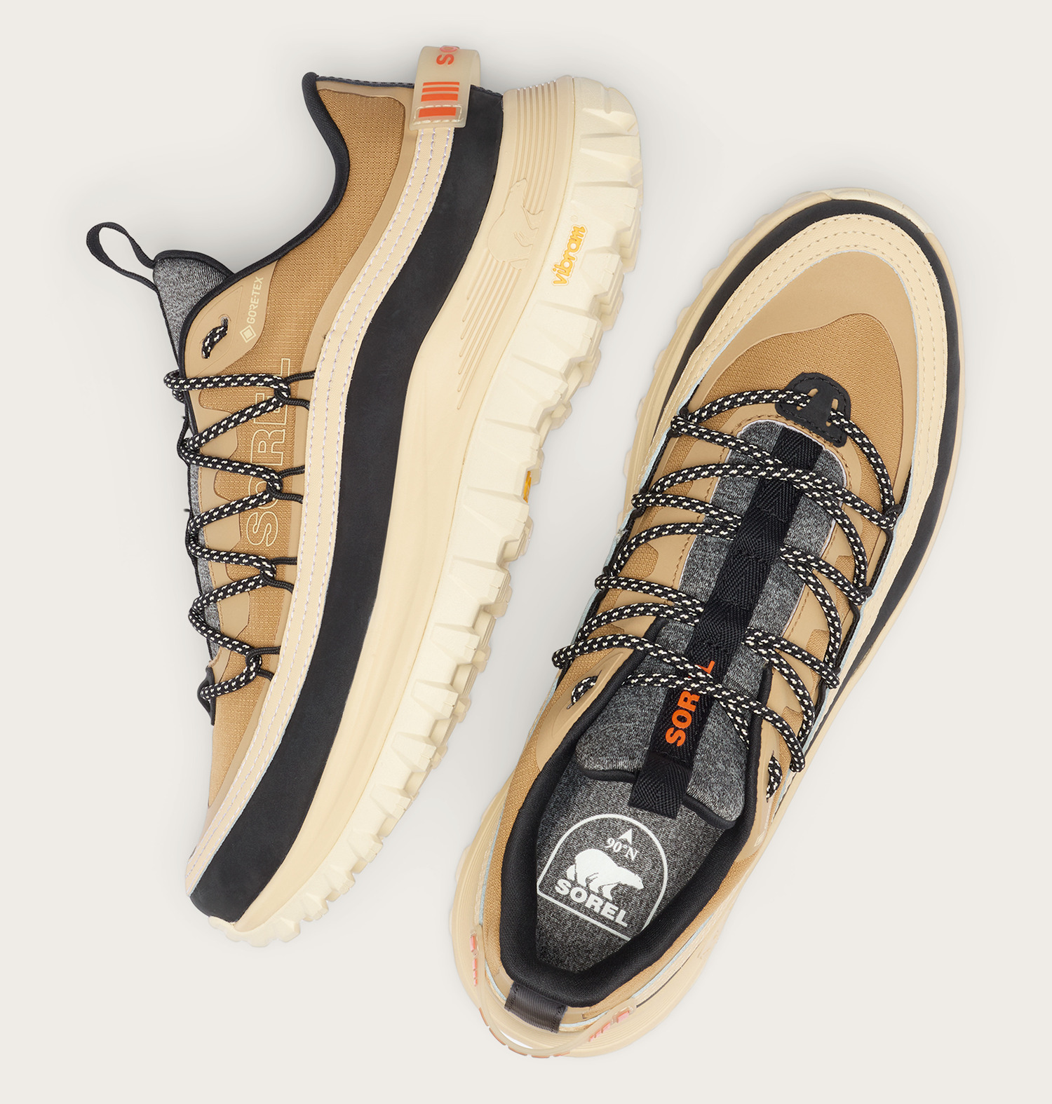 ソレル コールサインホライゾンミッド ゴアテックス(22.5 Caribou Buff