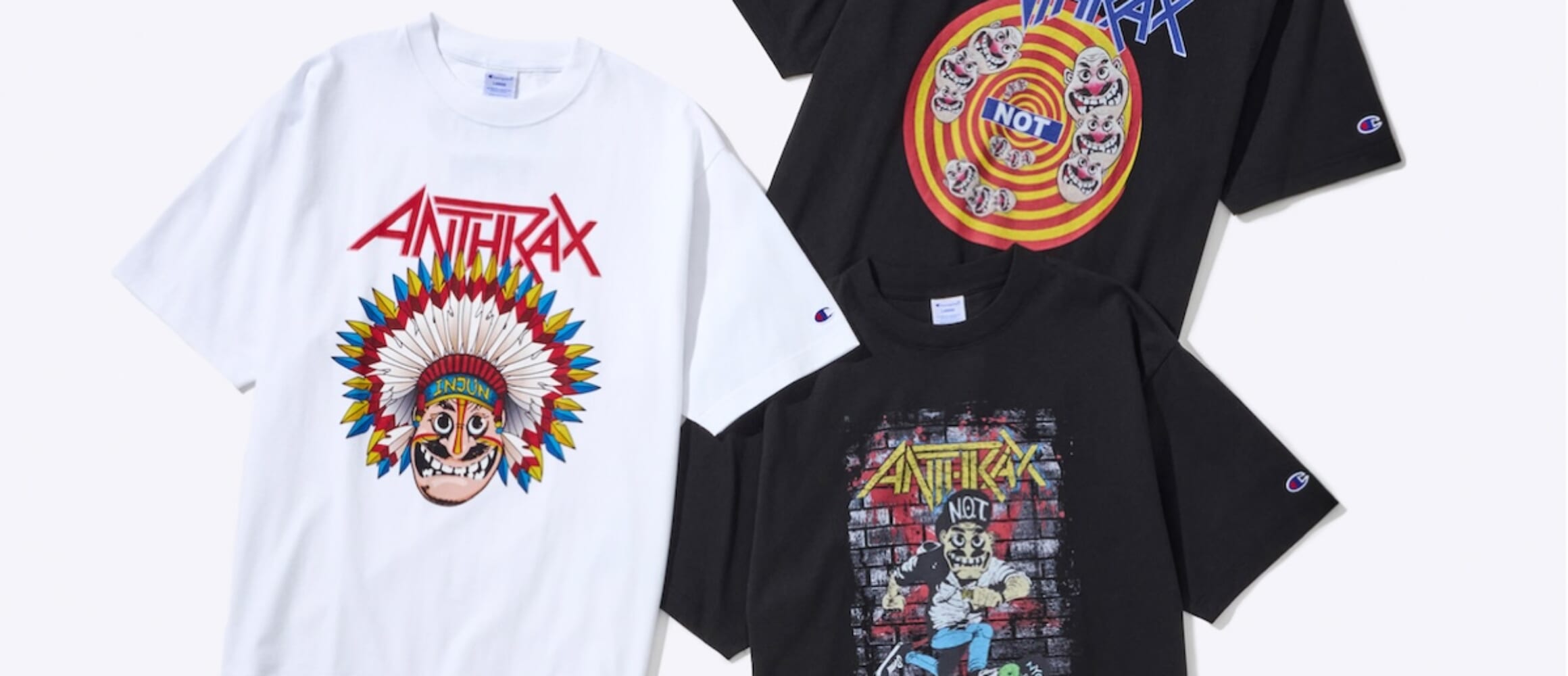 チャンピオンと伝説的メタルバンドが初コラボ！ ポップでユーモラスな