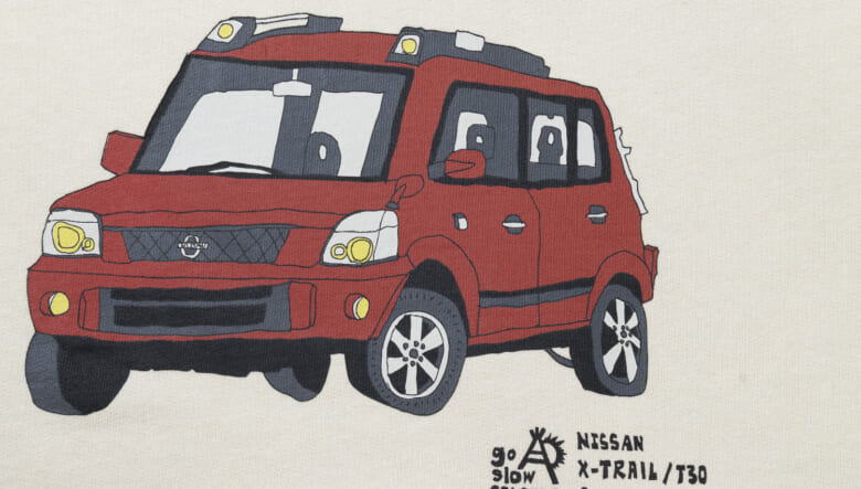 日産の名車&スピリットをゴースローキャラバン流にアレンジ。クルマ好きに刺さるコラボウエア4種がピットイン！