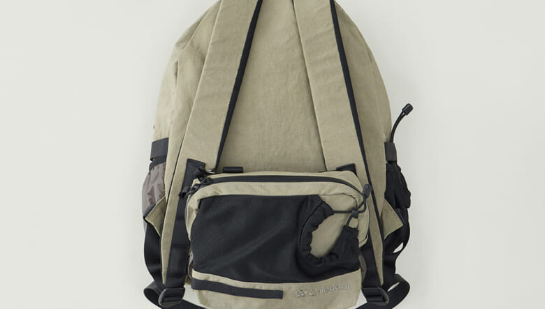 ランブリングがテーマのカレドアー新作バッグ&サコッシュは合体OK！　拡張機能で使い勝手マシマシ！