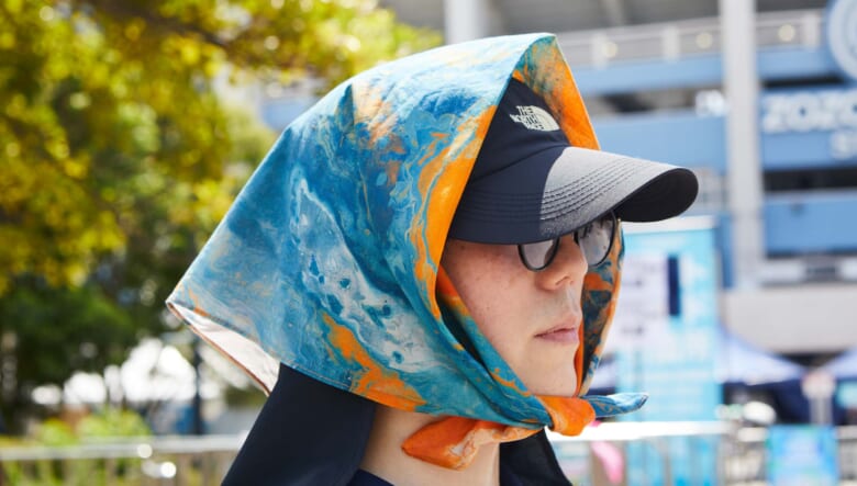 大判ストールで日射し対策も万全。-SUMMER SONIC ’25-