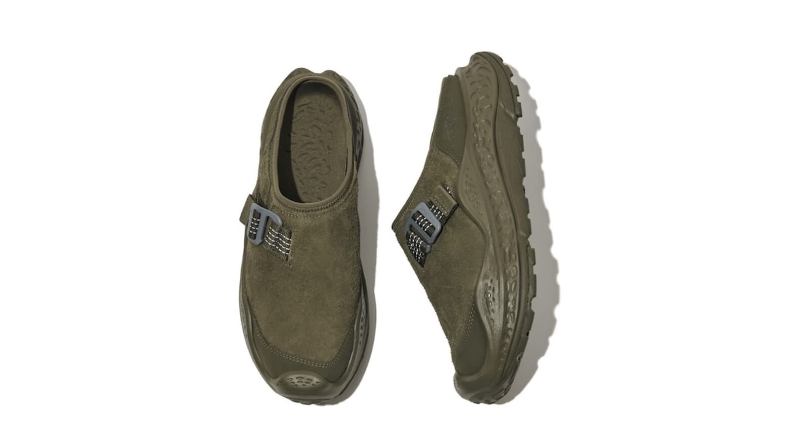 ホカのリカバリーシリーズ最新作は、フルスエードの「秋」ミュール