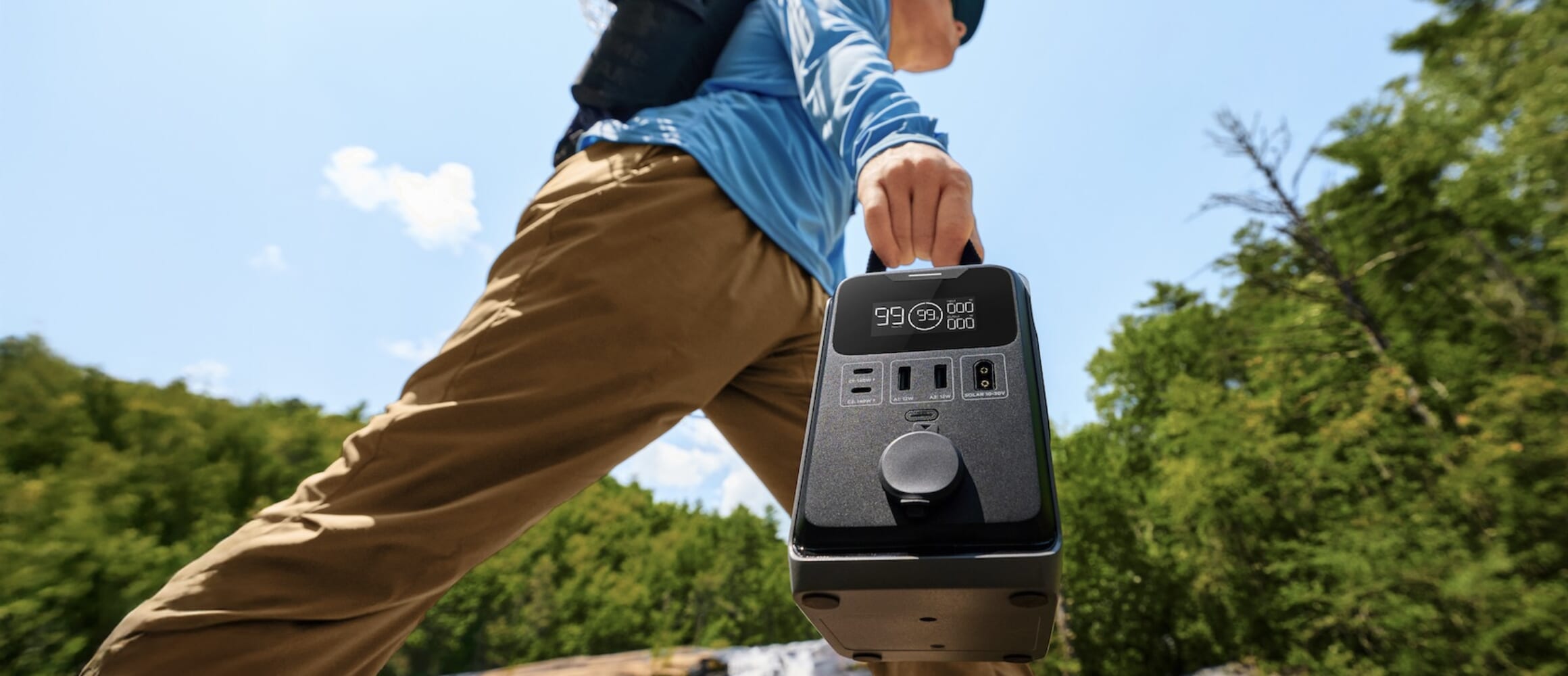 エコフローから登場の最軽量ポータブル電源“TRAIL 200 DC”は、重量