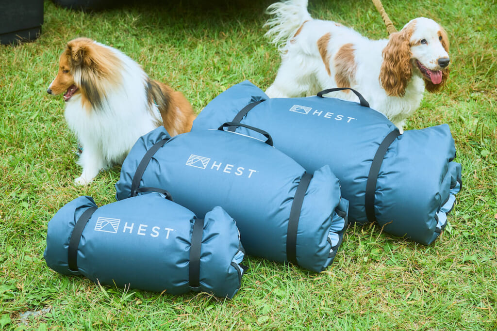 HESTのドッグマット収納サイズ比較