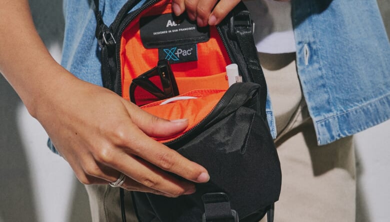 機能美に溢れるAerの新作は、ミニショルダーにもオーガナイザーにもなるマルチバッグ。