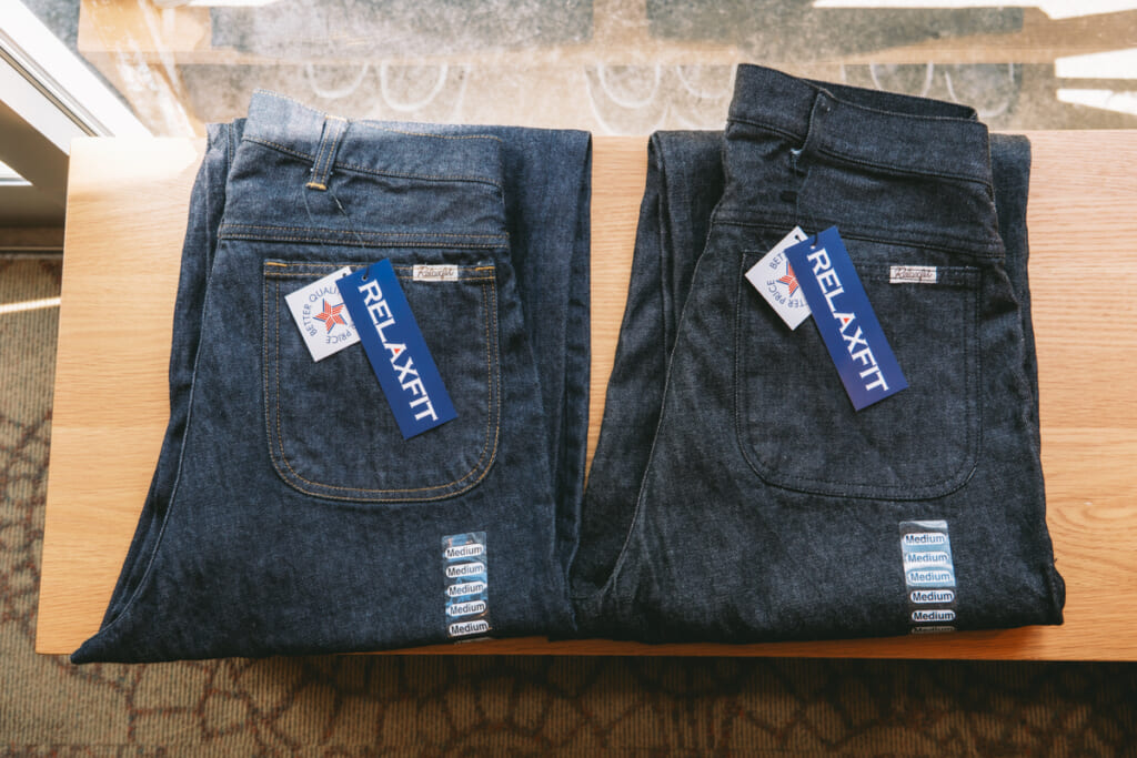 中目黒のSUPERMARCKETのRELAX FIT №50 [ Deadstock Denim pants ] 