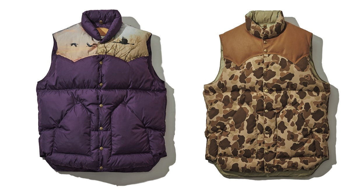 ニードルズ改とハンターカモ柄、ロッキーのワザあり新作ベストを