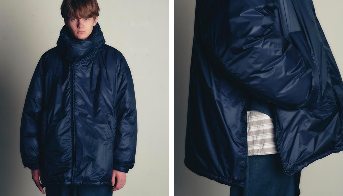 イズネスがワイドットとチームアップ。上品デザインのアウターは