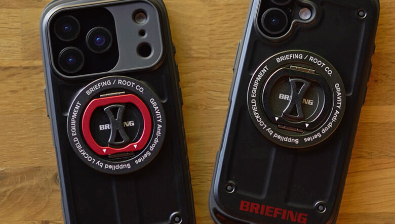 BRIEFINGのロゴが際立つ、ROOT CO.の iPhone17／Pro用ケースはアクティブ派にぜひ！