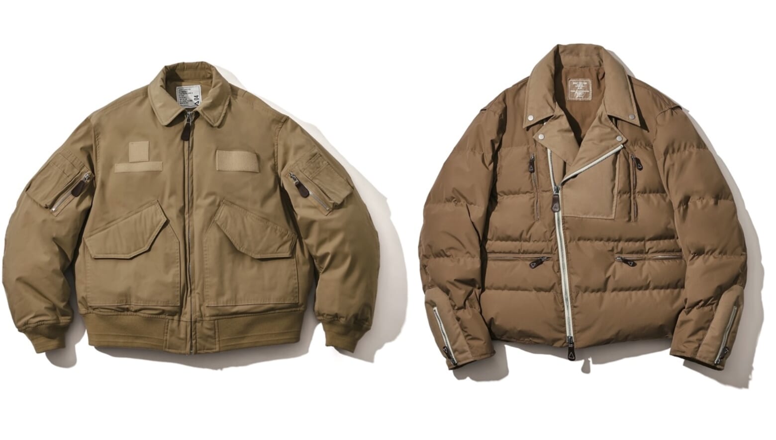 新生フェニックスが手がけるダウン仕様ライダース＆フライトジャケット