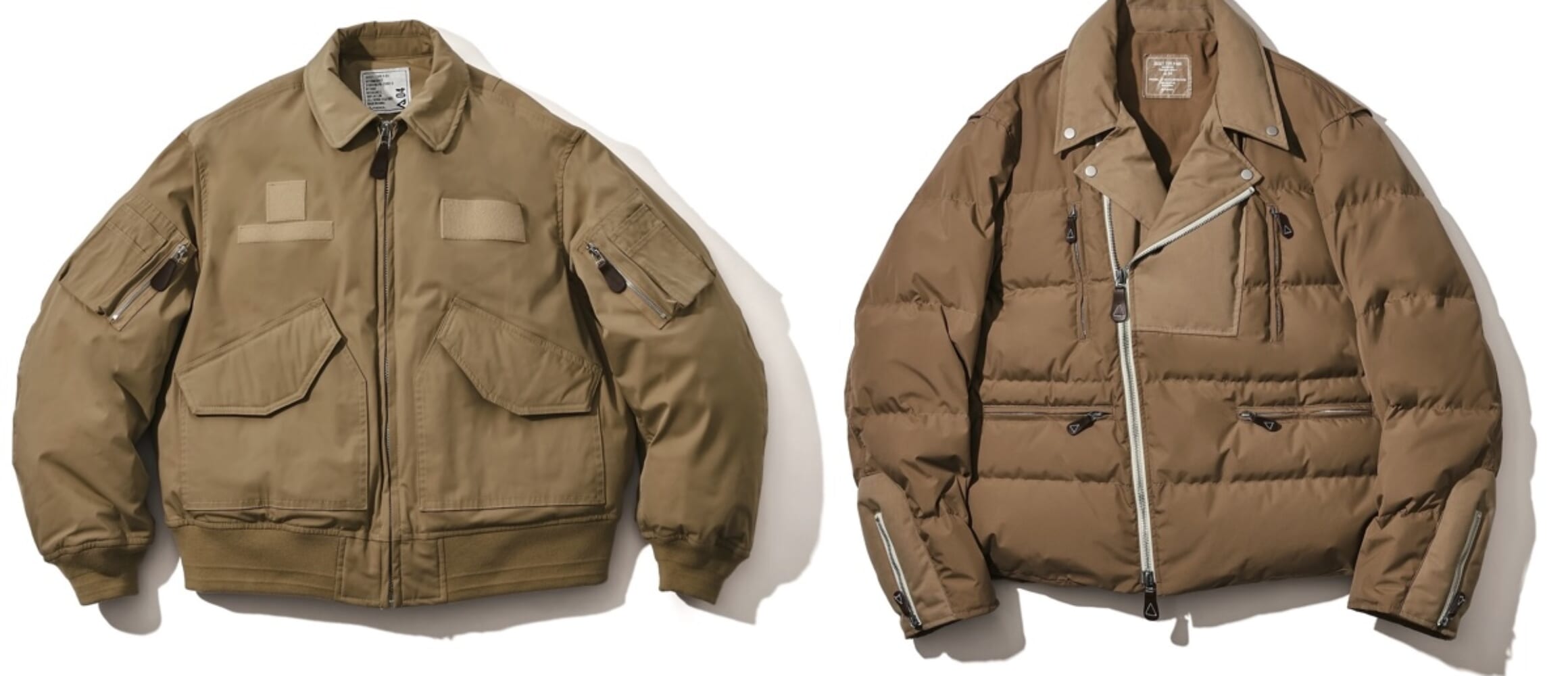 新生フェニックスが手がけるダウン仕様ライダース＆フライトジャケット