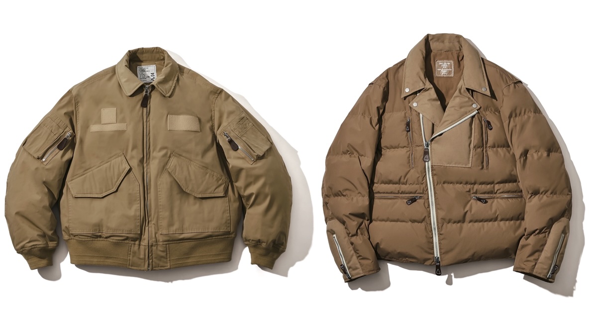 新生フェニックスが手がけるダウン仕様ライダース＆フライトジャケット