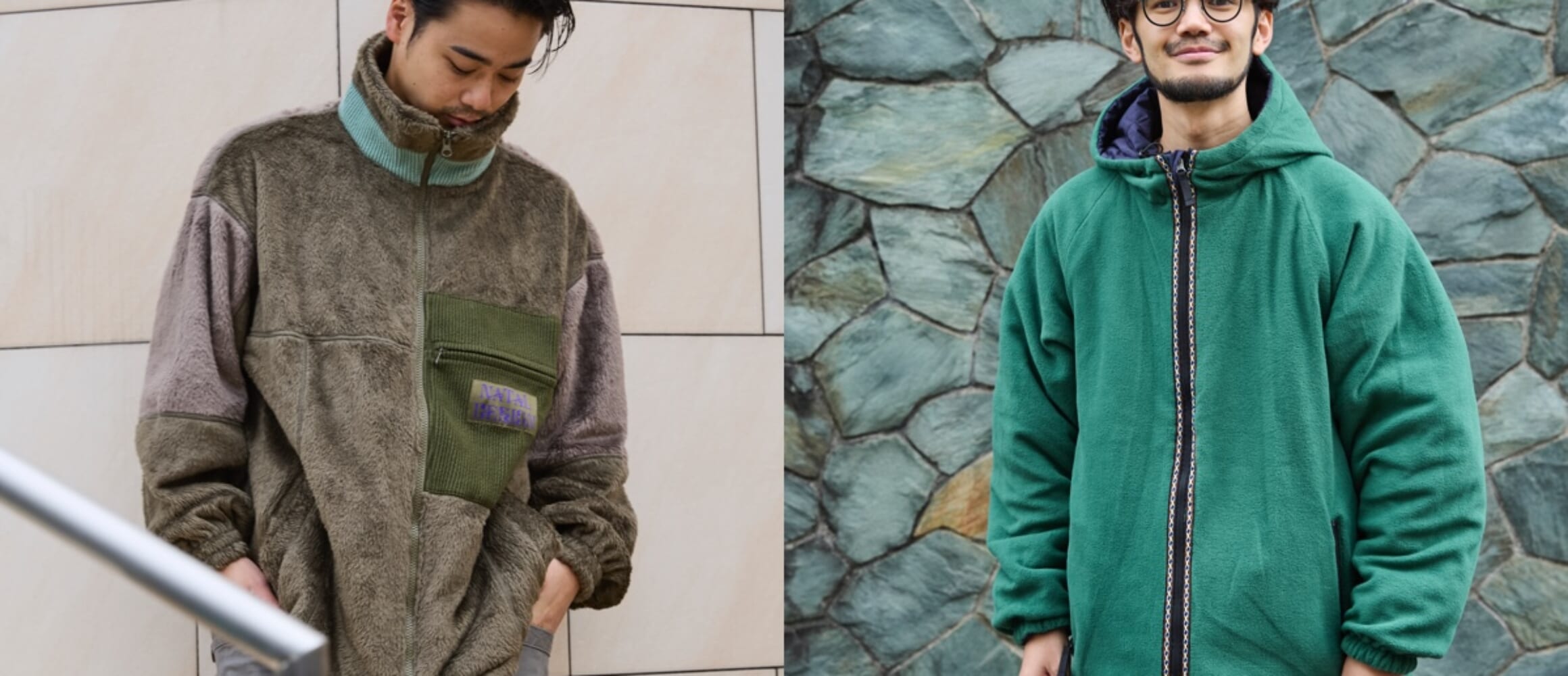 デタッチャブル・総柄・切り替え・リバーシブル。他にはない個性派