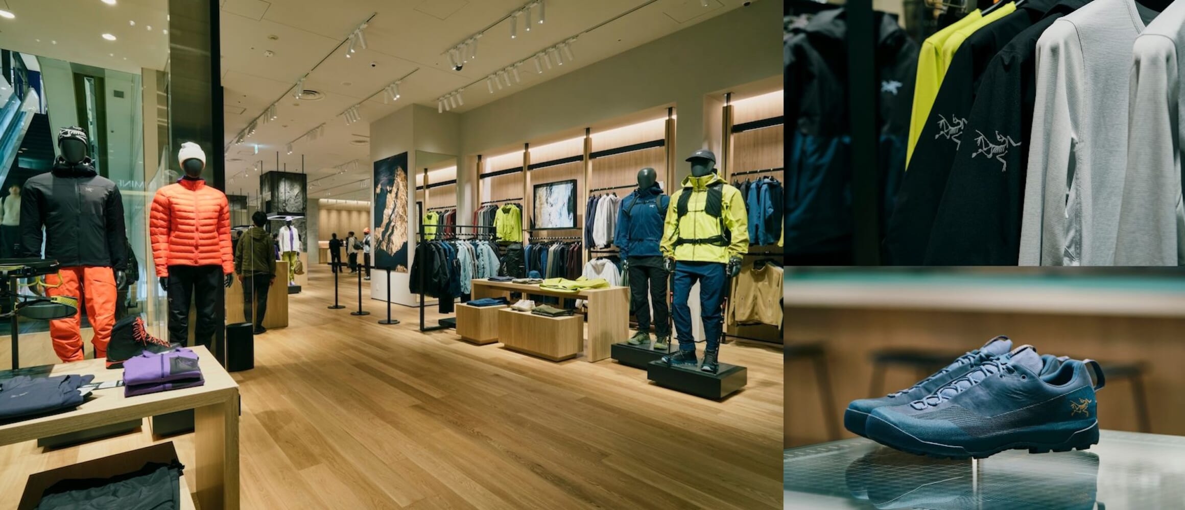 話題の新店舗「アークテリクス 池袋東武ブランドストア」に潜入。国内最大フロアに高機能アイテムが並ぶ景観は圧巻！