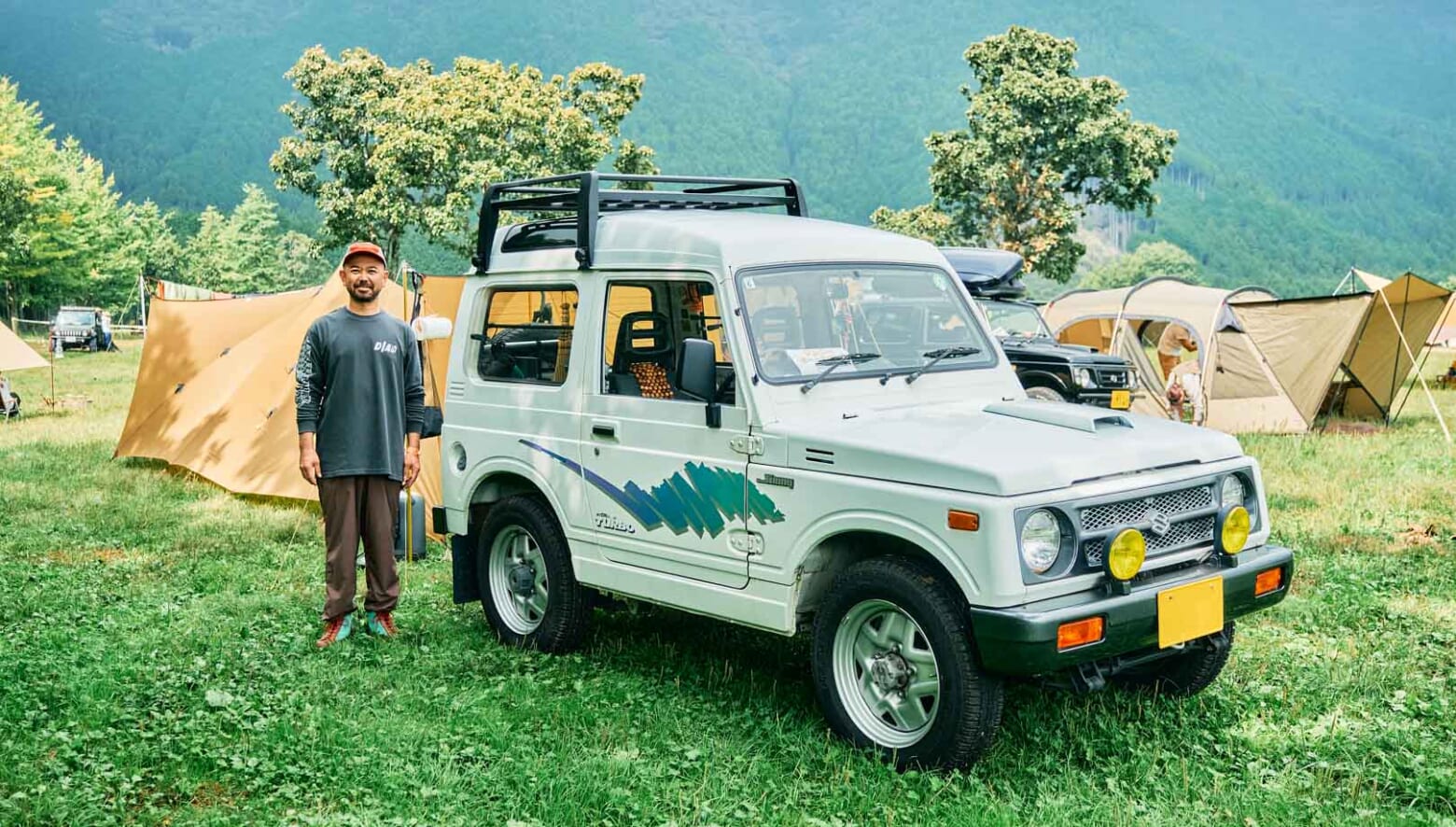 91 JIMNY JA11V】希少なパノラミックルーフの開放的車内空間を満喫