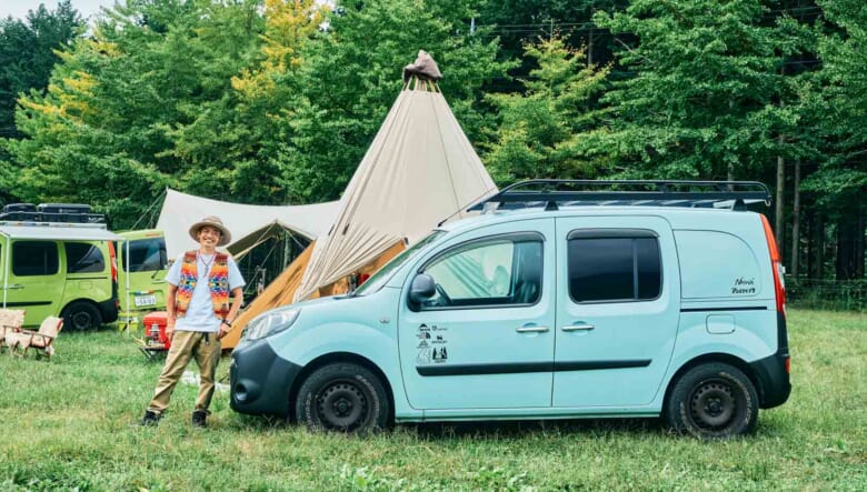 【’19 KANGOO COULEUR】ファミリーキャンプ用に、限定カラーモデルを入手。