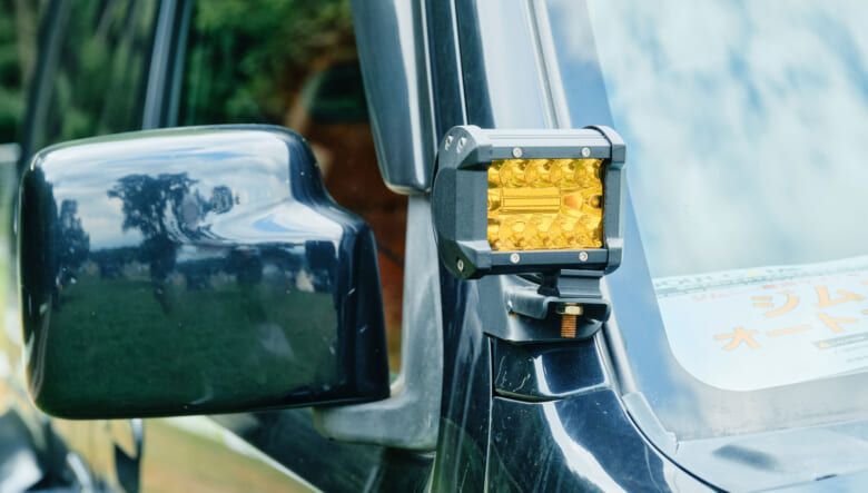 【’08 JIMNY JB23】ひと目惚れしたポイントはジープ風味のフェイス。