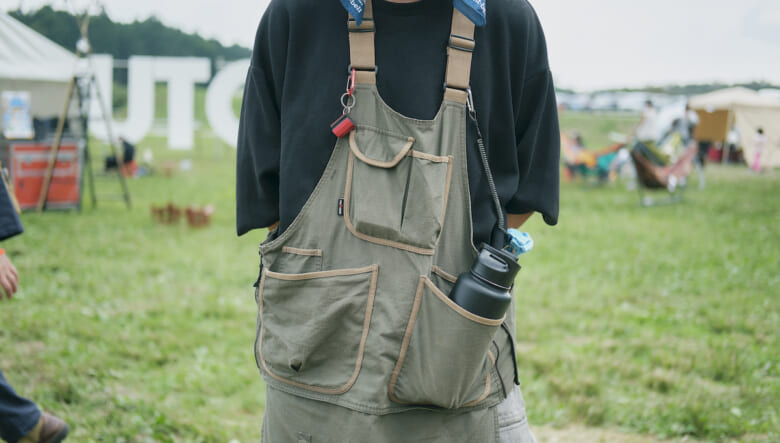 エプロン使いで機動力をアップ。-GO OUT CAMP vol.21-